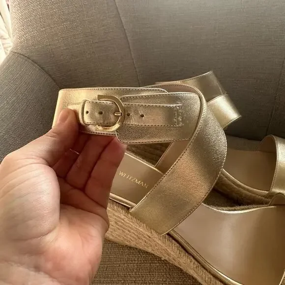 NWOT: Stuart Weitzman Lexia Espadrille Wedges - Picture 4 of 7